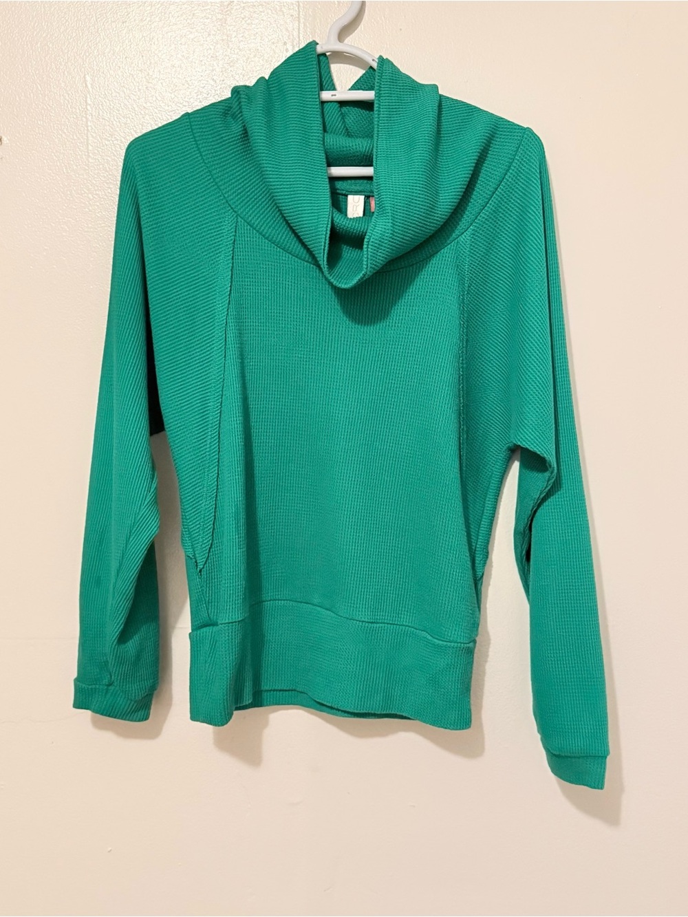 Pilcro Teal-Green Cowl Neck Sweater